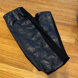 Pleather leggings